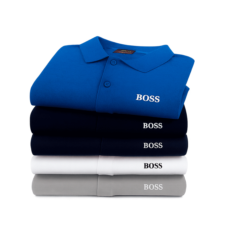 [BUY 3, GET 5] Premiere Polo Shirt Set – 5 Premium Polos