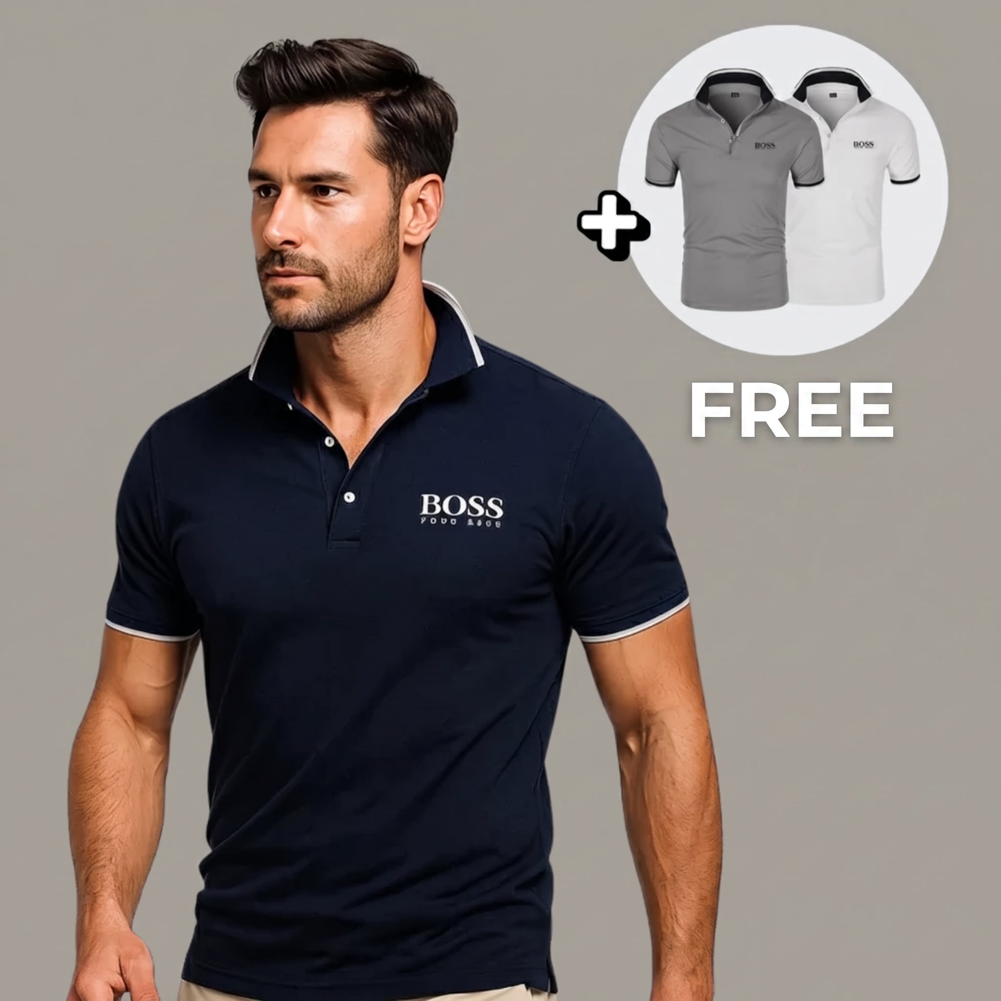 HB Essential Polo Set — Buy 1, Get 3