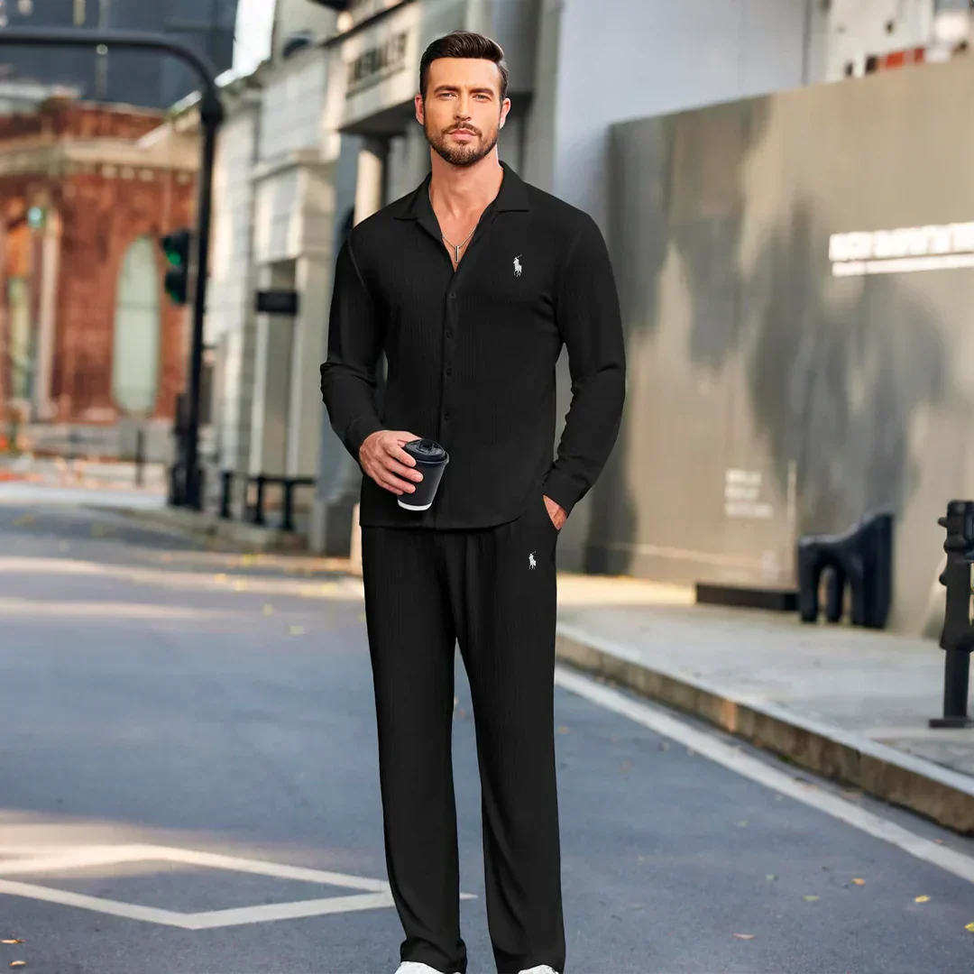 [BUY 1, GET 2] Premium Men's Set Black